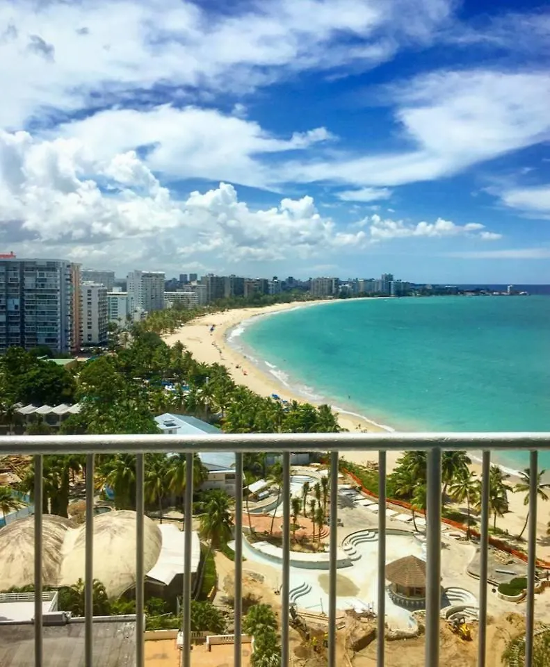 Esj Towers Jr One Bedroom - Beachfront Top Location View Lux! San Juan